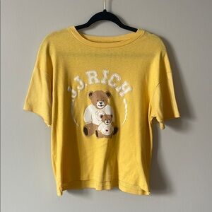 Women’s Yellow Bear Graphic T-Shirt